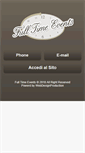 Mobile Screenshot of fulltimevents.com